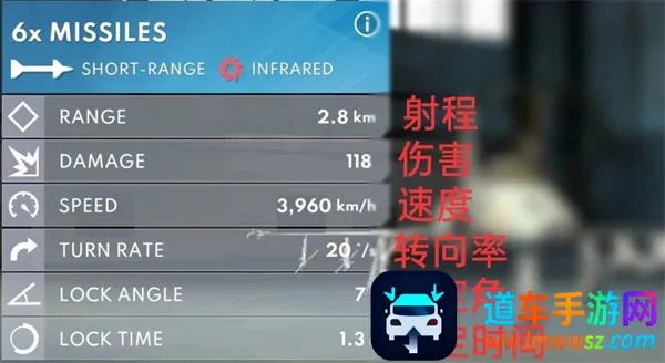 金属风暴导弹属性